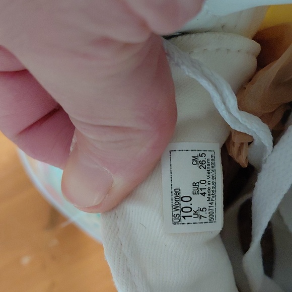 Vans Womans Tie-Dye Abstract Sneakers Size 10 - Picture 7 of 8